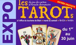 Exposition sur l'histoire des tarots divinatoires à Blain (Loire Atlantique)