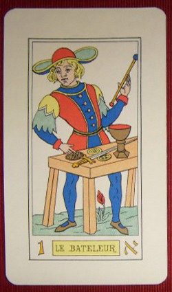 Tarot d'Oswald wirth 1889 - Le Bateleur