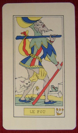 Tarot d'Oswald wirth 1889 - Le foue
