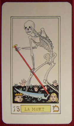 Tarot d'Oswald wirth 1889 - La Mort